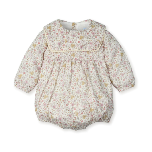 Fofo Bebé Floral com Gola Grande - Mac Ilusión