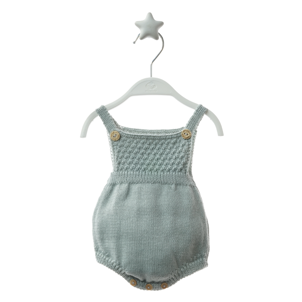 Fofo Bebé em Malha com Alças e Botões - Micolino