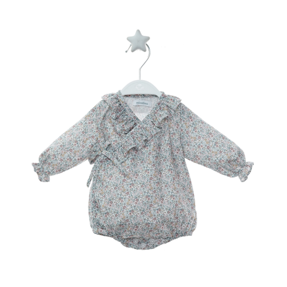 Fofo Floral com Folhos para Bebé Menina - Micolino