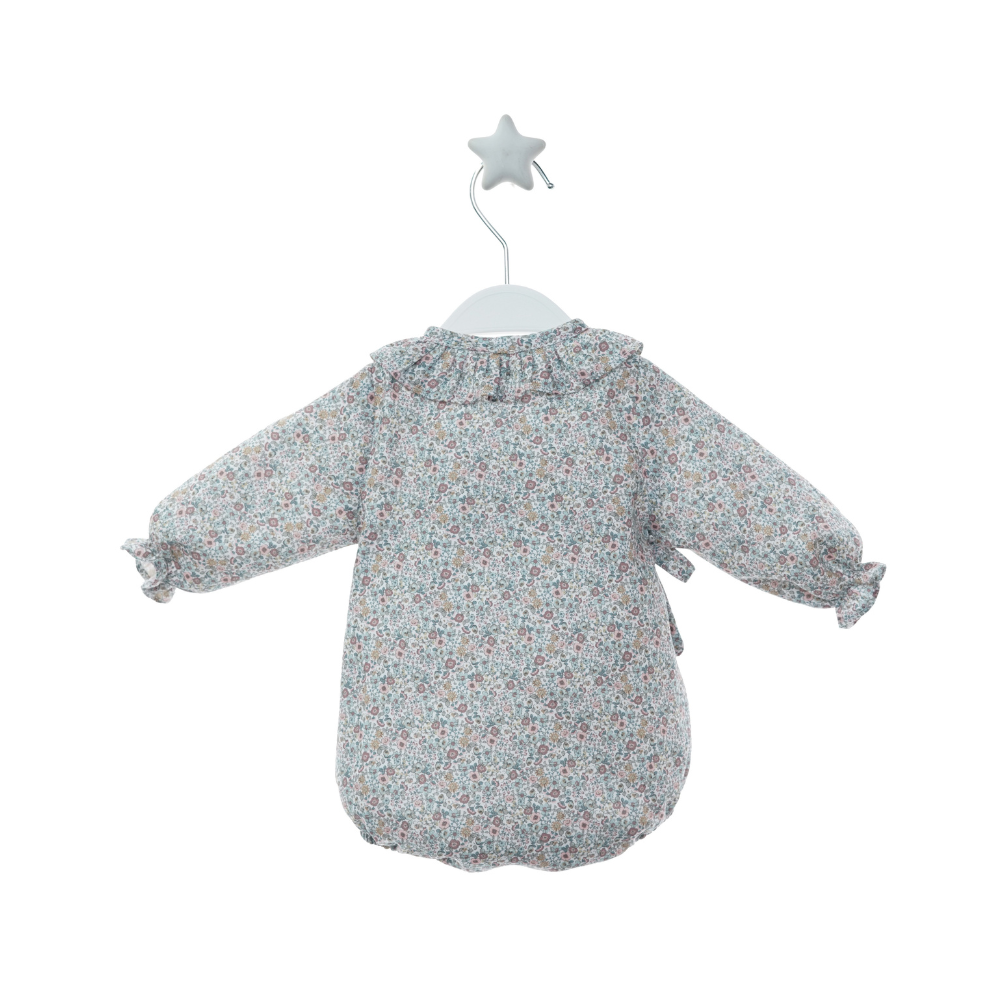 Fofo Floral com Folhos para Bebé Menina - Micolino