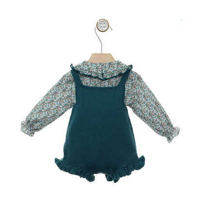 Conjunto Fofo de Malha com Blusa Floral - Yoedu
