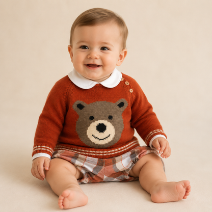 Conjunto de 3 Peças Urso - Yoedu