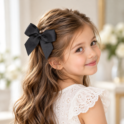 Laço de Cabelo Preto - Preto