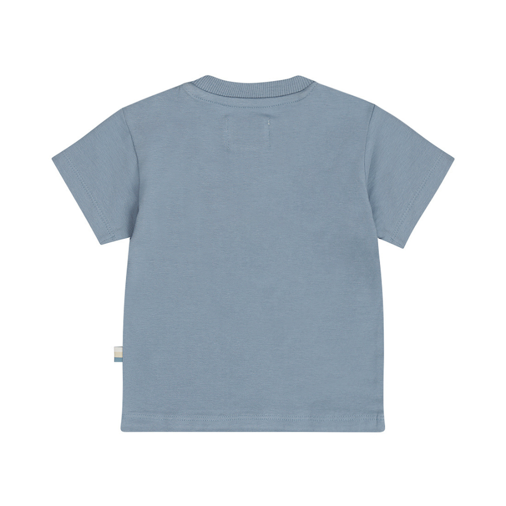 T-shirt Bebé Azul com Estampado -Dirkje