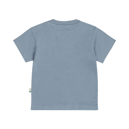 T-shirt Bebé Azul com Estampado -Dirkje