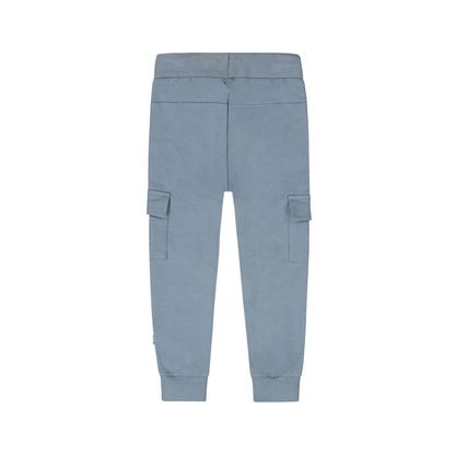 Calças Jogger Bebé Azul – Cintura com Cordão e Bolsos Laterais - Dirkje
