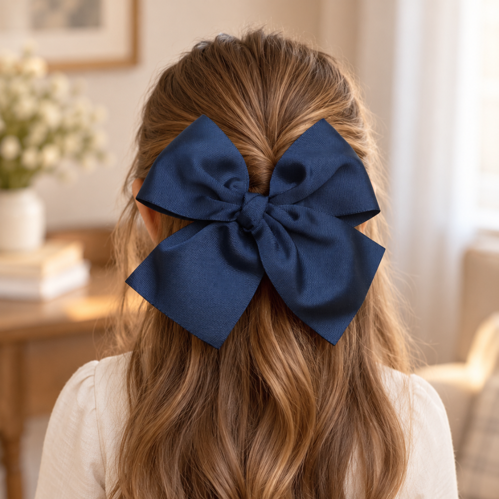 Laço de Cabelo Azul-Marinho - Cóndor