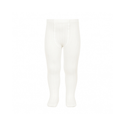 Collants com Pé Canelados Brancos – Cóndor