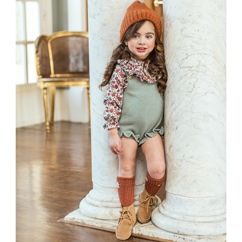 Conjunto bebé menina "Cretona"  - Yoedu