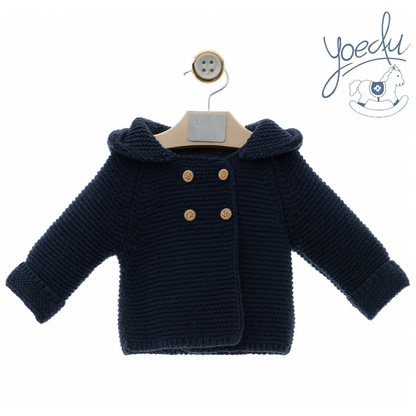 Casaco de malha com pompom - Yoedu